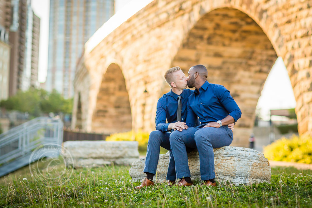 Mill Ruins Park Minneapolis Engagement Session