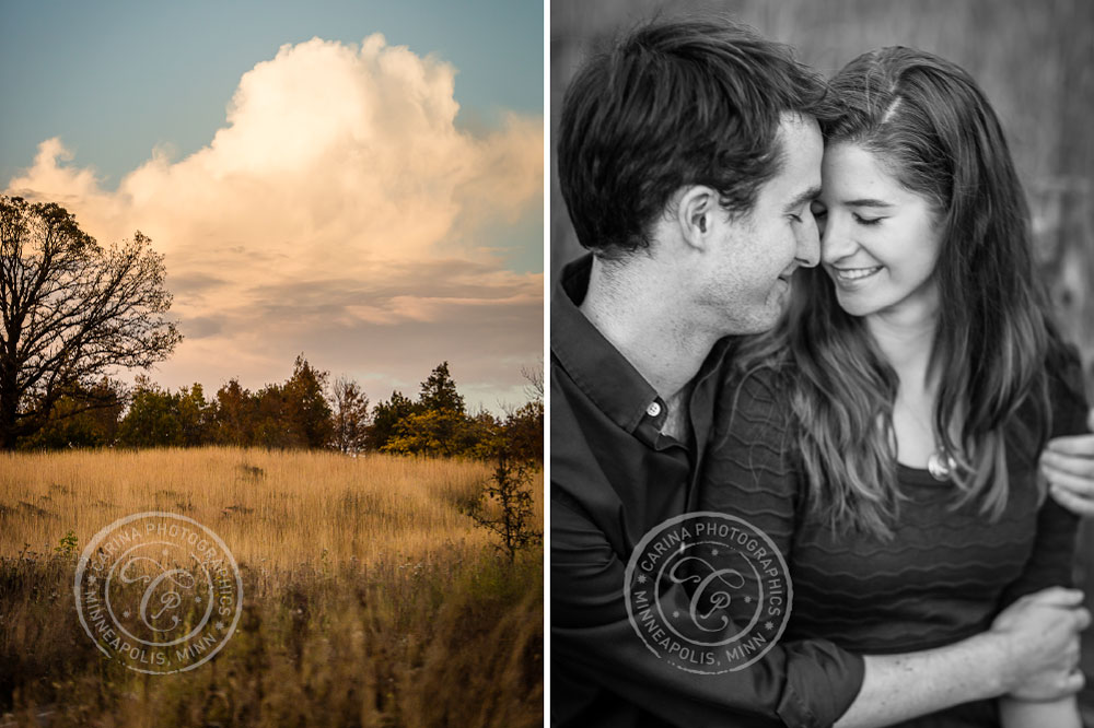 Minnesota Landscape Arboretum Engagement Session Photo