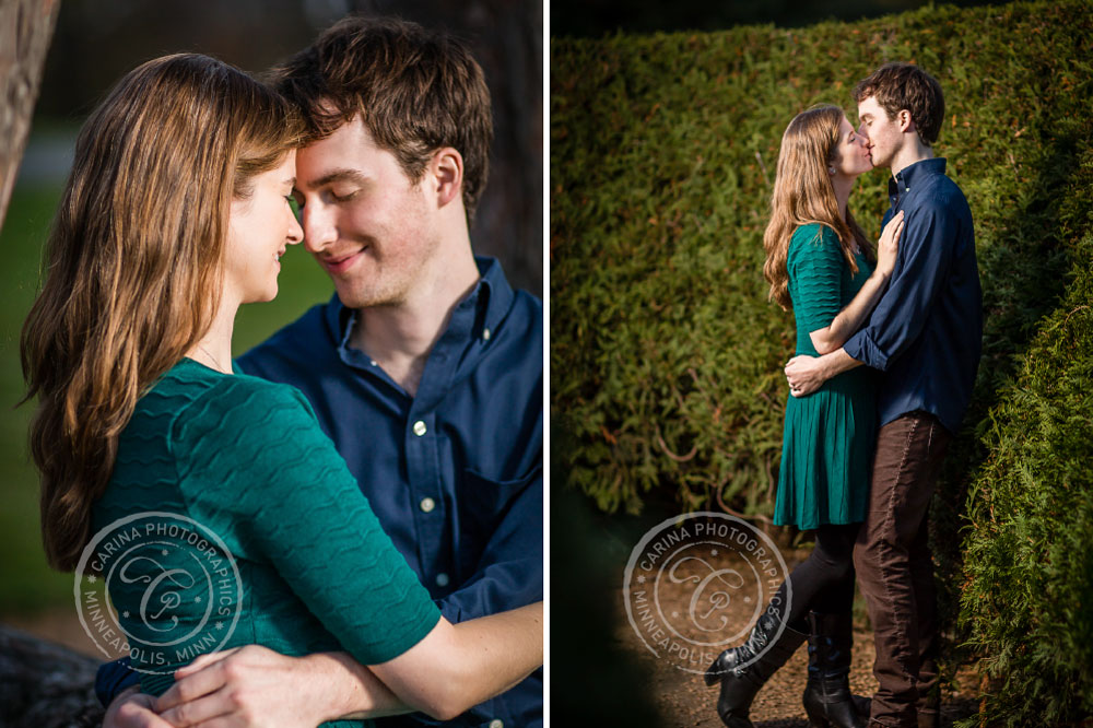 Minnesota Landscape Arboretum Engagement Session Photo