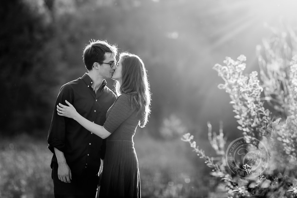 Minnesota Landscape Arboretum Engagement Session Photo