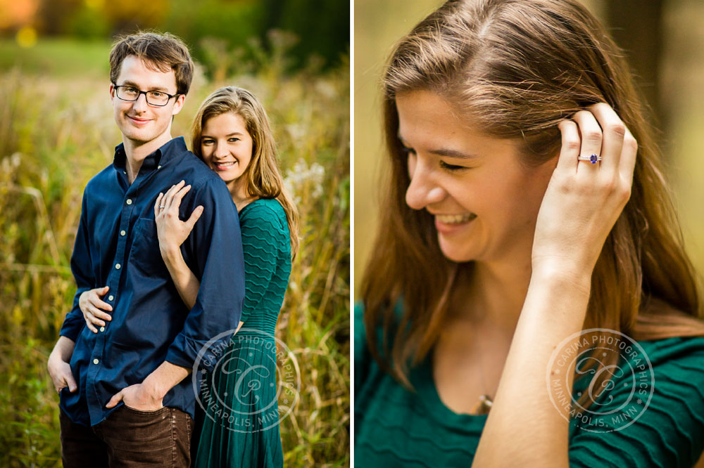 Minnesota Landscape Arboretum Engagement Session Photo