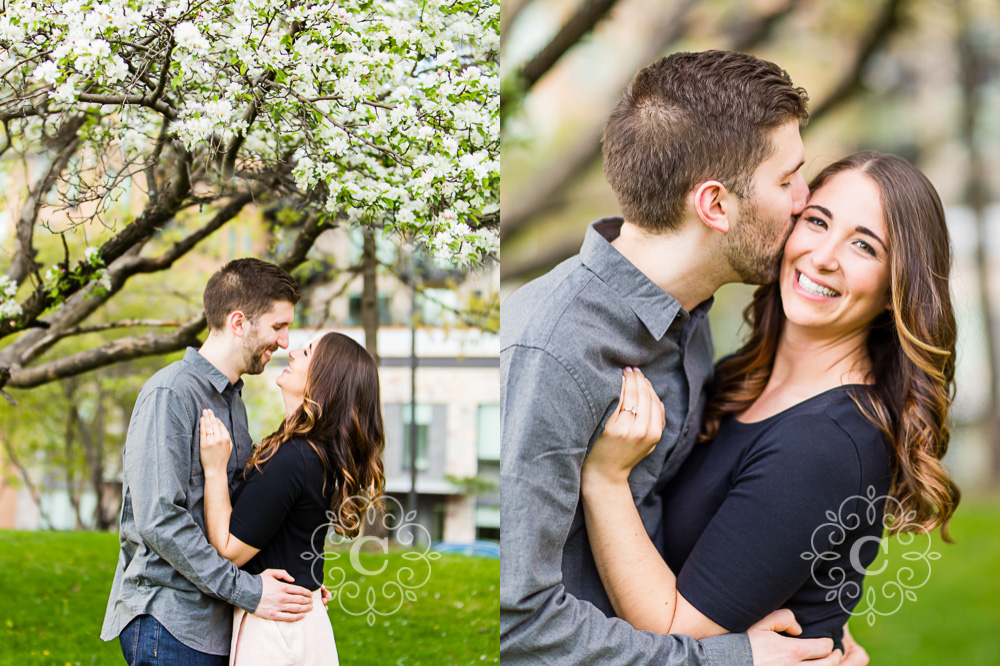 Saint Anthony Main Minneapolis Engagement Photos