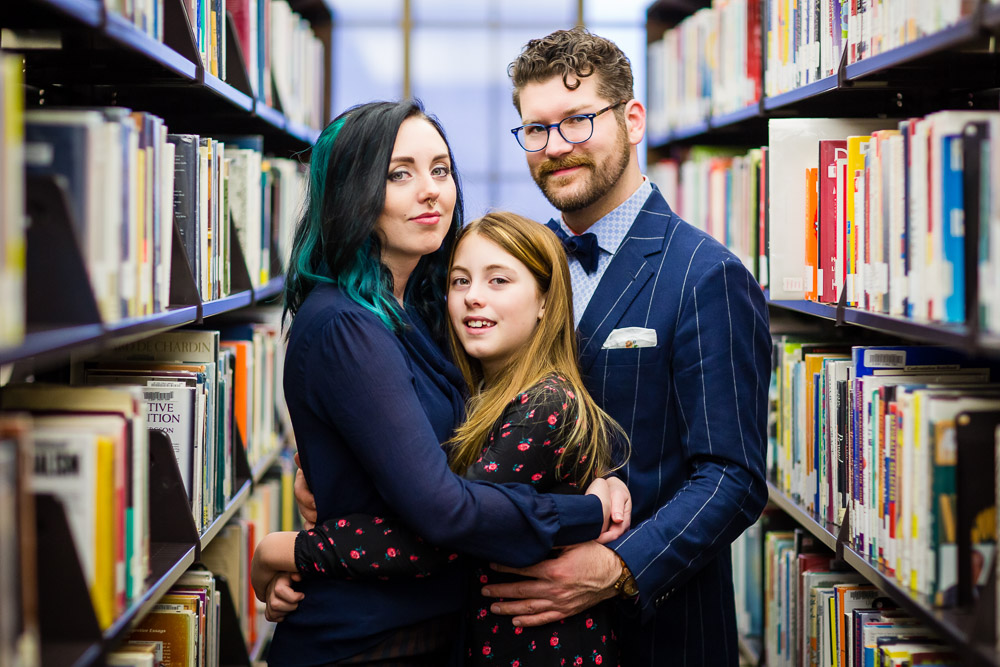 Downtown St Paul Public Library Family Photo