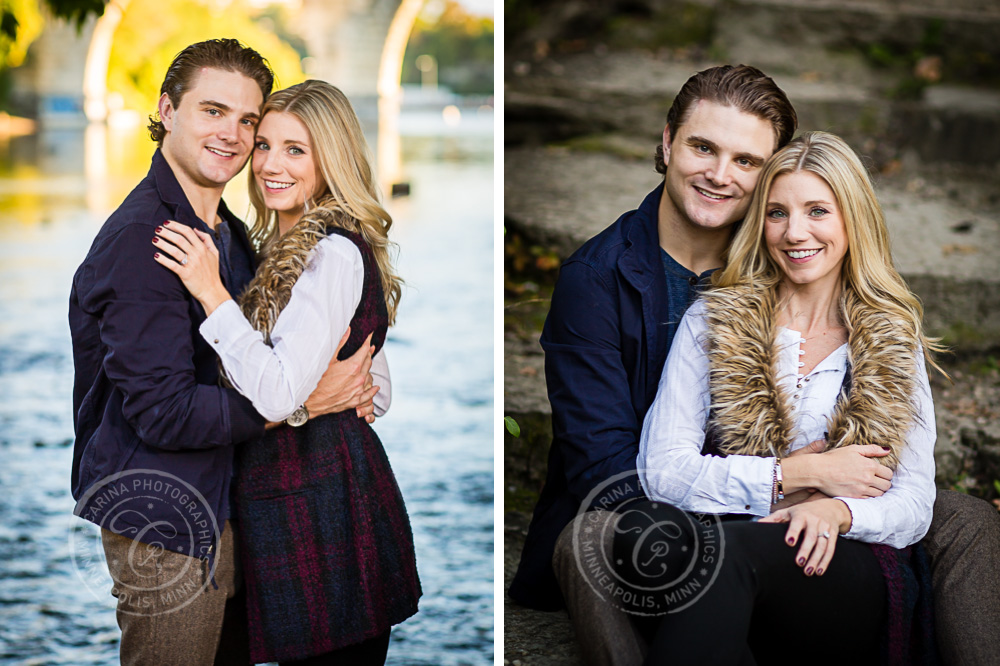 Stone Arch Bridge Engagement Session