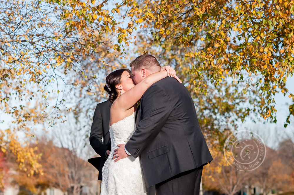 TPC Twin Cities Wedding Bride Groom Photo