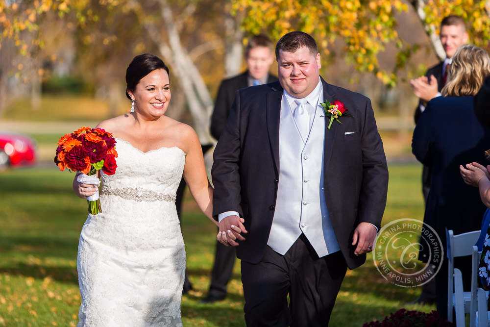 TPC Twin Cities Wedding Bride Groom Photo